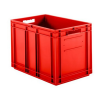 24" L x 16" W x 16-1/2" Hgt. Red Container with Solid Sides & Base