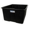 24" L x 20" W x 12" Hgt. Black Polyethylene Tamco® Jumbo Tote Pan