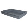 25-3/4" L x 18" W x 3-11/16" Hgt. Gray Tray with Handles (Lid Sold Separately)