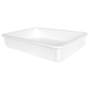 White Artisan Dough Tray - 17-3/4" L x 12-3/4" W x 3" Hgt.