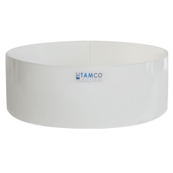 12" Dia. x 4" Hgt. HDPE Fabricated Tamco® Tray (Cover Sold Separately)