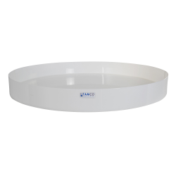 36" Dia. x 4" Hgt. HDPE Fabricated Tamco® Tray (Cover Sold Separately)