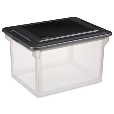 sterilite file box u s plastic corp sterilite letter file box