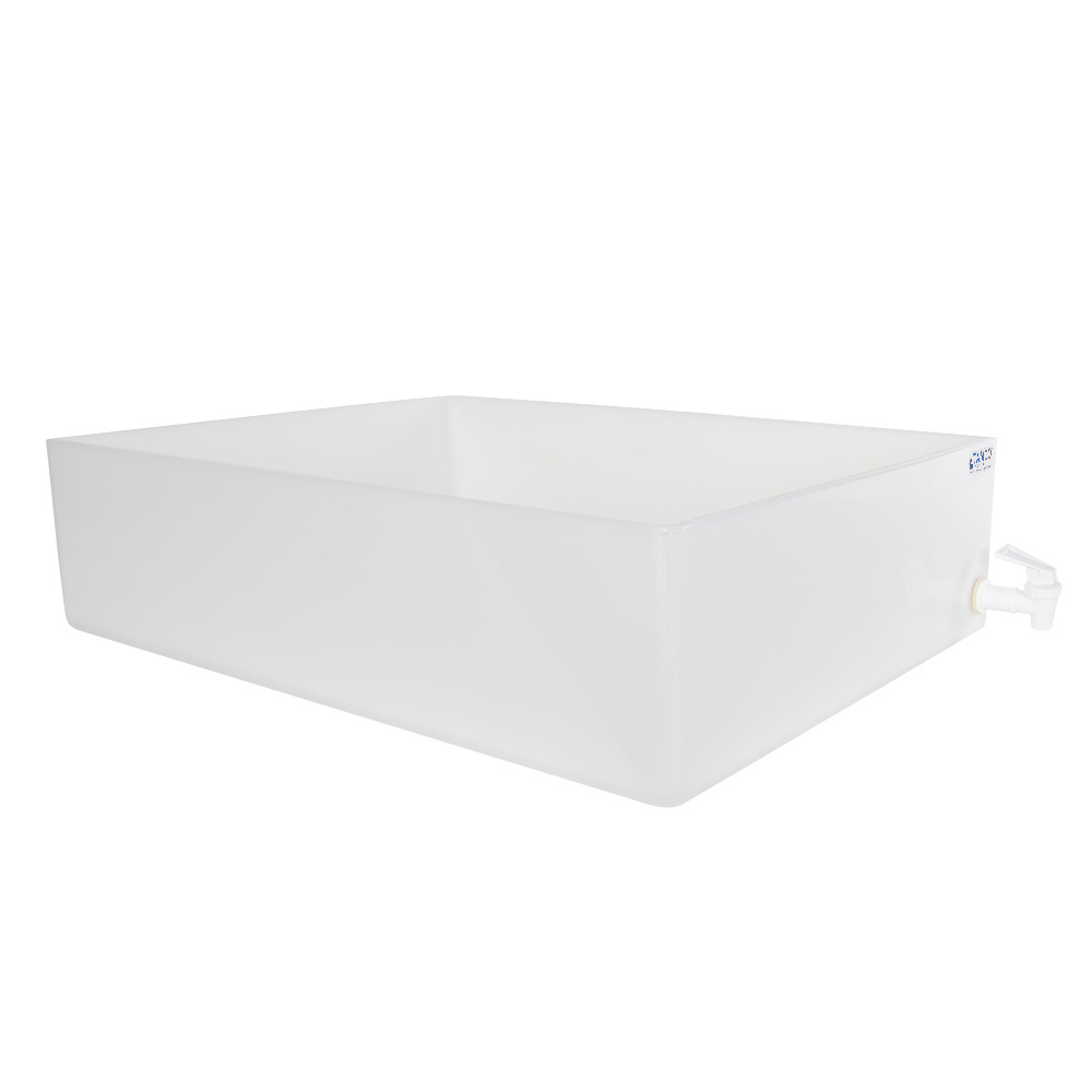 18" L x 24" W x 6" Hgt. Tamco® HDPE Fabricated Tray with Spigot (Cover Sold Separately)