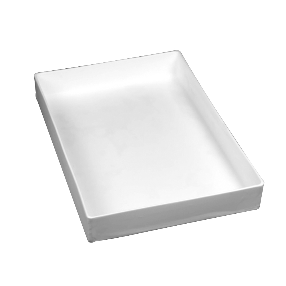 20" L x 14" W x 3" Hgt. White Tamco® Tray