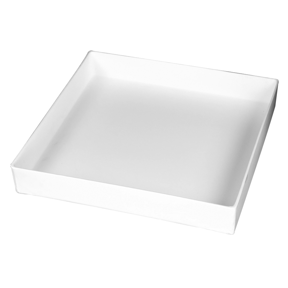 18" L x 18" W x 3" Hgt. White Tamco® Tray