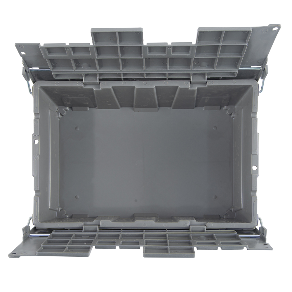 20.6" L x 13.5" W x 6.5" Hgt. Gray Security Shipper Container