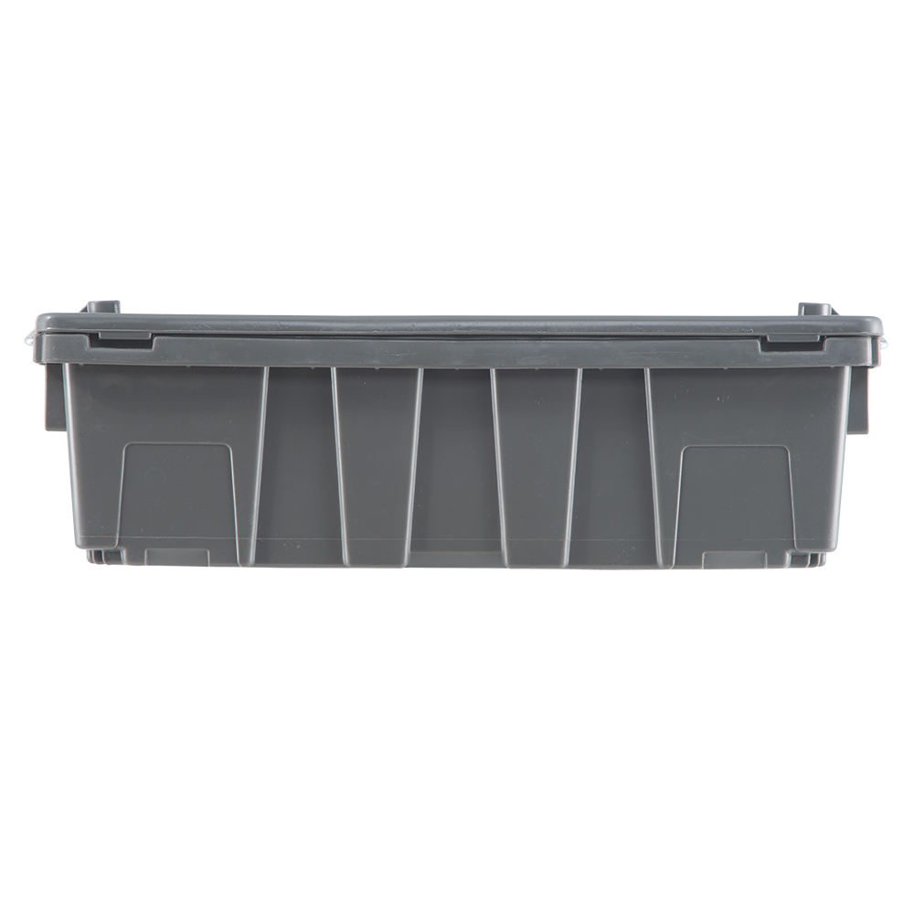 20.6" L x 13.5" W x 6.5" Hgt. Gray Security Shipper Container