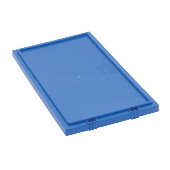 Blue Cover for 18" L x 11" W Quantum® Stack & Nest Totes