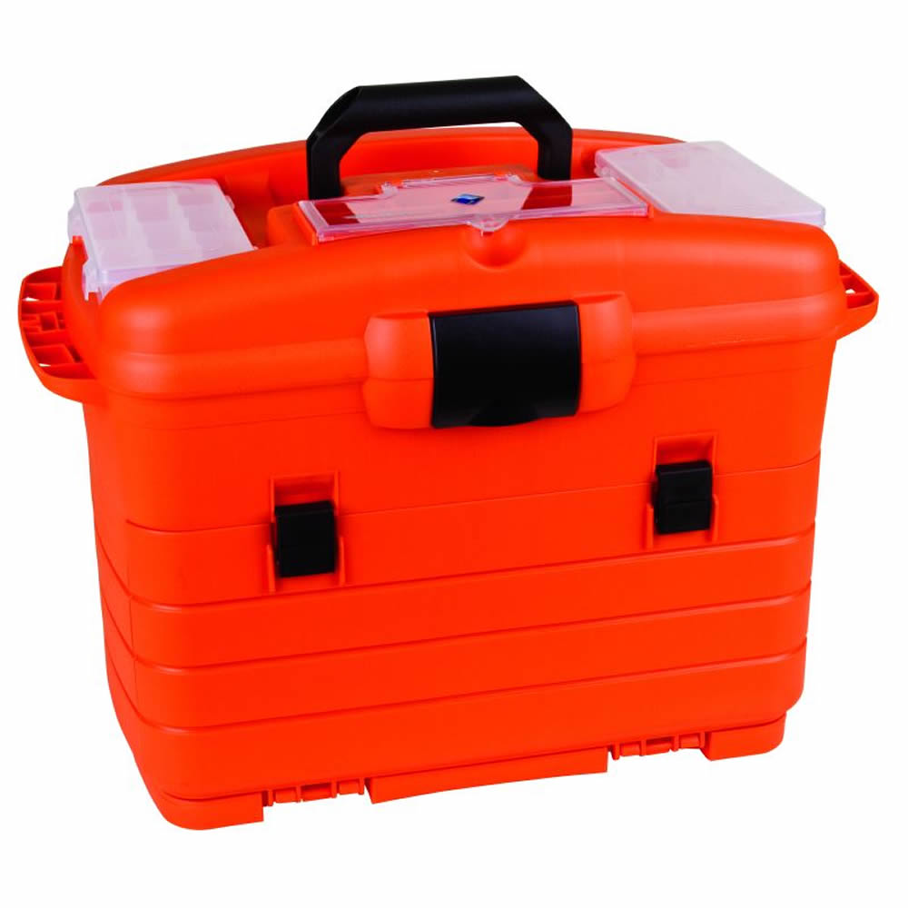 Orange & Black Paramedic Case - 18" L x 11" W x 4" Hgt.