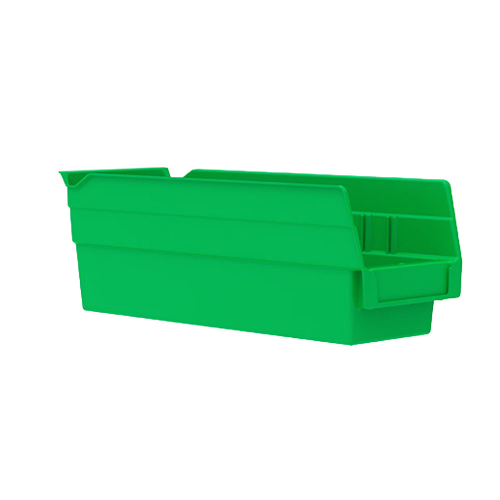 Green Akro-Mils® Shelf Bin - 11-5/8" L x 4-1/8" W x 4" Hgt.
