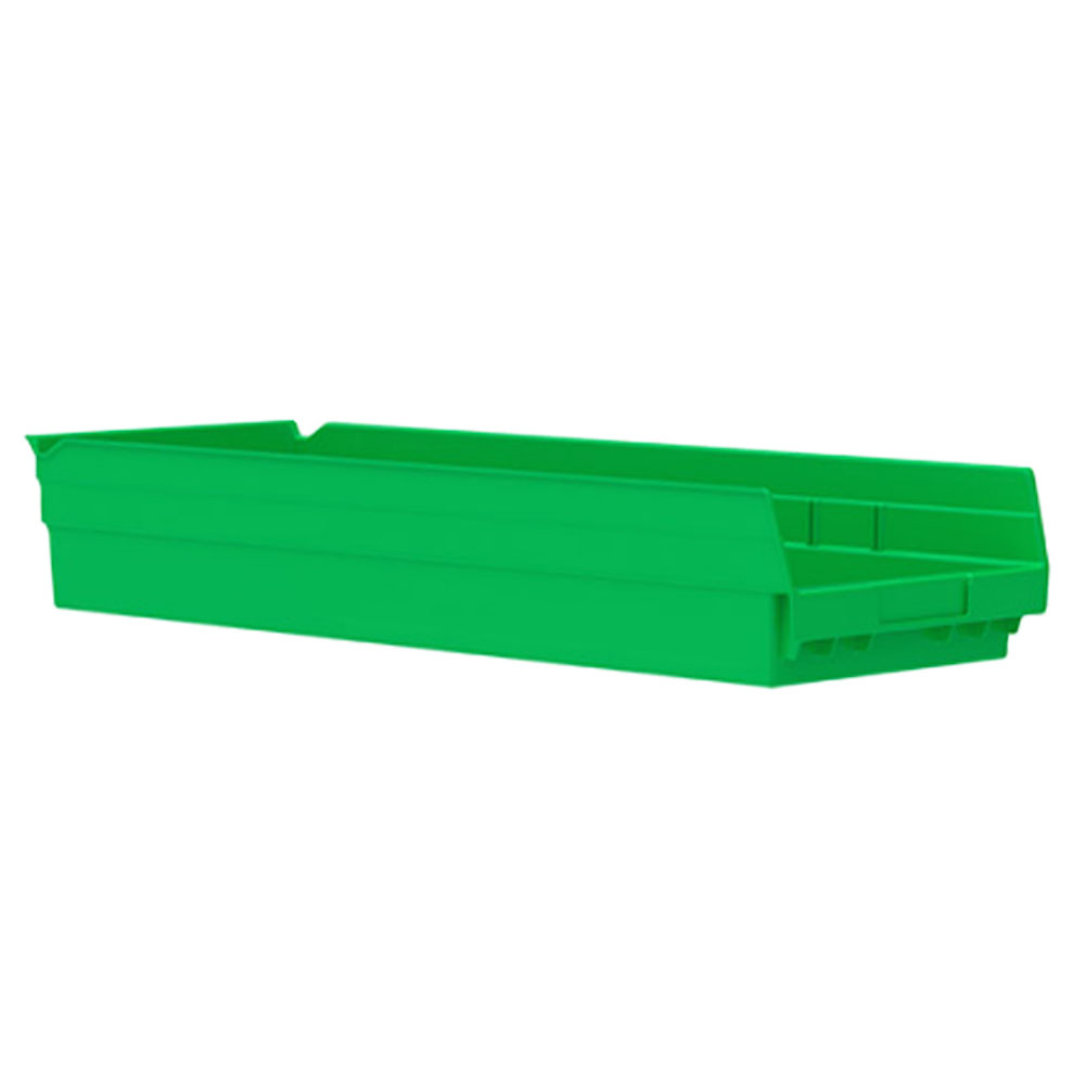 Green AkroMils® Shelf Bin 235/8" L x 83/8" W x 4" Hgt. U.S