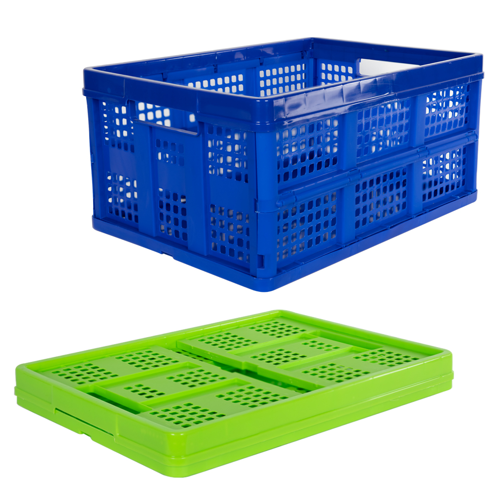 Vented Folding Crates U.S. Plastic Corp.