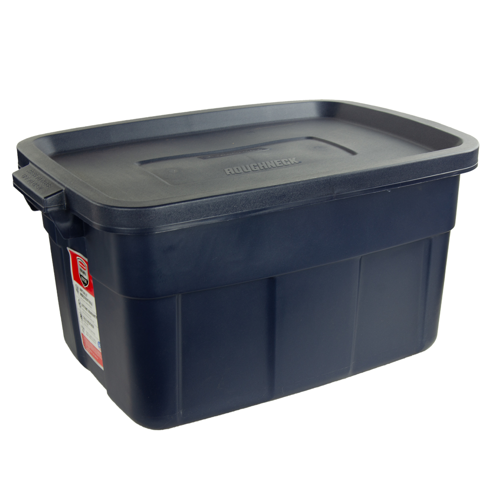 14 Gallon Dark Indigo Rubbermaid Roughneck 24 L X 16 W