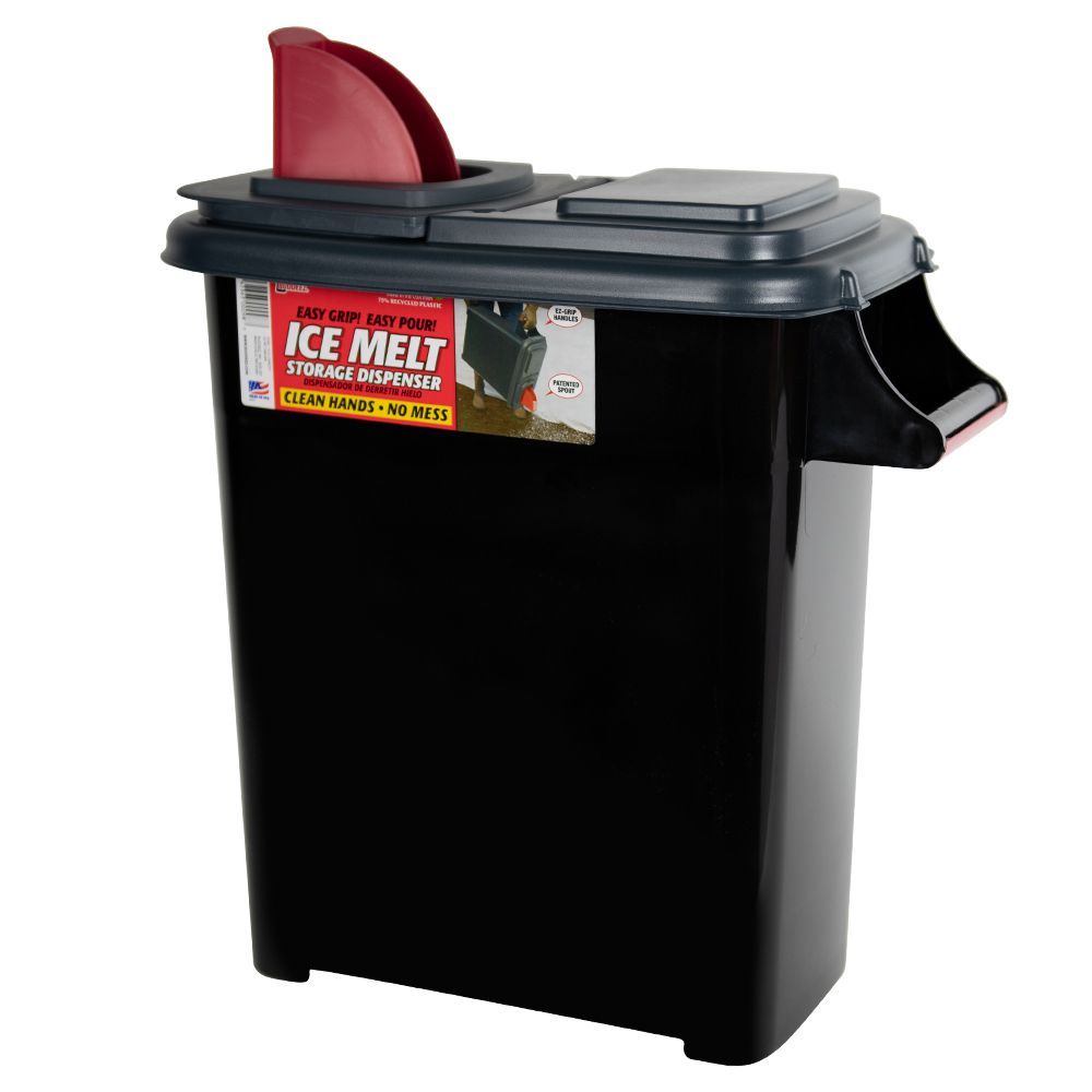 8 Gallon Ice Melt Holder for up to 50 lb bags U.S. Plastic Corp.