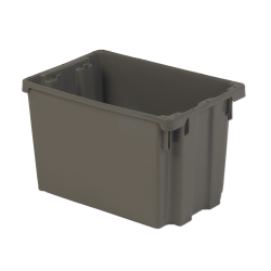 20" L x 13" W x 12" Hgt. Gray Polylewton ® Stack-N-Nest ® Container