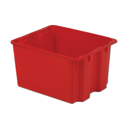 21" L x 17" W x 12" Hgt. Red Polylewton® Stack-N-Nest® Container