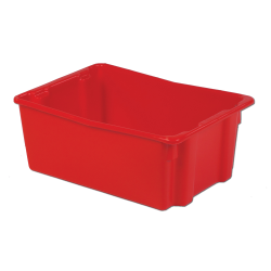 26" L x 18" W x 10" Hgt. Red Polylewton ® Stack-N-Nest ® Container