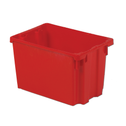 20" L x 13" W x 12" Hgt. Red Polylewton ® Stack-N-Nest ® Container