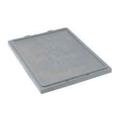 Gray Cover for 19-1/2" L x 15-1/2" W Quantum® Stack & Nest Totes
