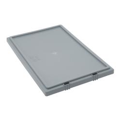 Gray Cover for 23-1/2" L x 15-1/2" W Quantum® Stack & Nest Totes