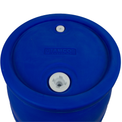 30 Gallon Blue Tamco ® Closed Head Drum with 3/4" & 2" NPS Bungs
