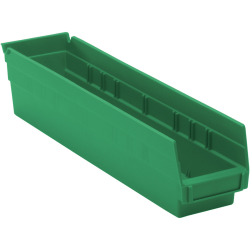 Green Quantum® Economy Shelf Bin - 17-7/8" L x 4-1/8" W x 4" Hgt.