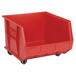 Red Quantum® Ultra Series Mobile Stack & Hang Bin - 18" L x 16-1/2" W x 11" Hgt.
