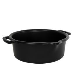 Black 5 Gallon Heavy Wall Tub With Spout