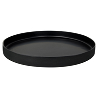 14-1/4" Diameter Black Tamco® Round Tray