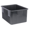 Conductive Dividable Grid Container - 22-1/2" L x 17-1/2" W x 12" Hgt.