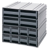 Interlocking Storage Cabinet with 8 IDR 201 & 4 IDR 203 Drawers