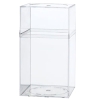 Clear Plastic Box with Removable Lid 4" L x 4" W x 7-1/4" Hgt.