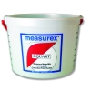 5 Quart (160 oz.) Polypropylene Measurex® Bucket with Handle (Lid sold separately)