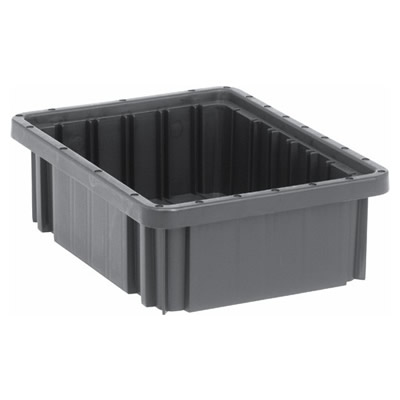 Conductive Dividable Grid Container - 10-7/8" L x 8-1/4" W x 3-1/2" Hgt.