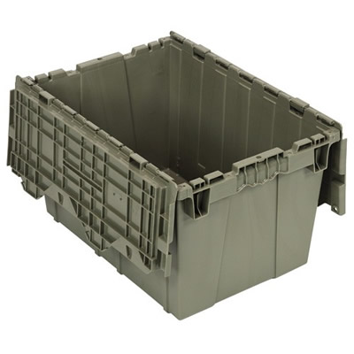 21-1/2" L x 15-1/4" W x 12-3/4" Hgt. Heavy-Duty Attached Top Container