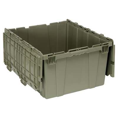 24" L x 20" W x 12-1/2" Hgt. Heavy-Duty Attached Top Container