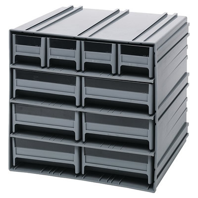 Interlocking Storage Cabinet with 4 IDR 201 & 6 IDR 203 Drawers