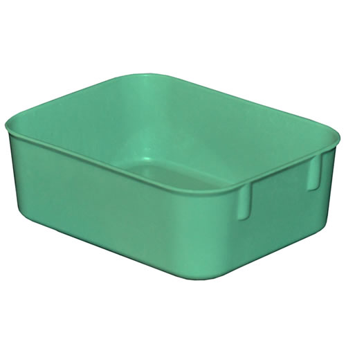 6-1/8" L x 4-7/8" W x 2-1/8" Hgt. Green Nesting Box