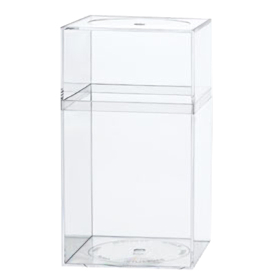 Clear Plastic Box with Removable Lid 1 L x 2 W x 3/4 Hgt.