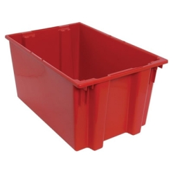 29-1/2" L x 19-1/2" W x 15" Hgt. Red Quantum® Stack & Nest Tote