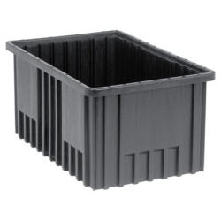 Conductive Dividable Grid Container - 16-1/2" L x 10-7/8" W x 8" Hgt.