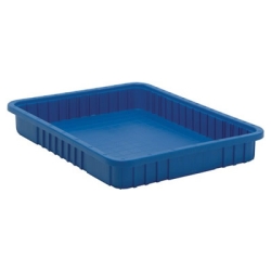 Blue Dividable Grid Container - 22-1/2" L x 17-1/2" W x 3" Hgt.