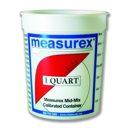 1 Quart (32 oz.) Polypropylene Measurex ® Container (Lid sold separately)
