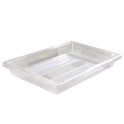 5 Gallon Clear StorPlus™ Color-Coded Food Storage Box 26" x 18" x 3 1/2" (Lids sold separately)