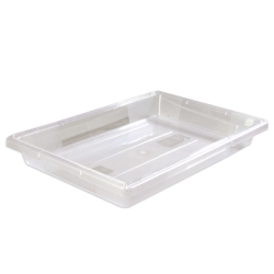 5 Gallon Clear StorPlus™ Color-Coded Food Storage Box 26" x 18" x 3-1/2" (Lids sold separately)