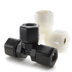 White Polypropylene 1//2 Parker W8EU8-pk20 Compression Style Plastic Fitting Compression 90 Degree Elbow Fast-Tite Pack of 20 Tube to Tube