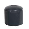 1" Schedule 40 Gray PVC Socket Cap