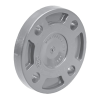 1/2" Schedule 80 Gray CPVC 150 lb. Blind Companion Flange