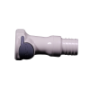 3/4" In-Line Hose Barb HFC 35 Series Polysulfone Coupling Body - Shutoff (Insert Sold Separately)
